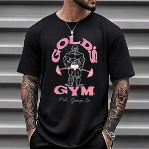 Vintage-Style 90s Gym Tee – Palm Springs California Workout Shirt